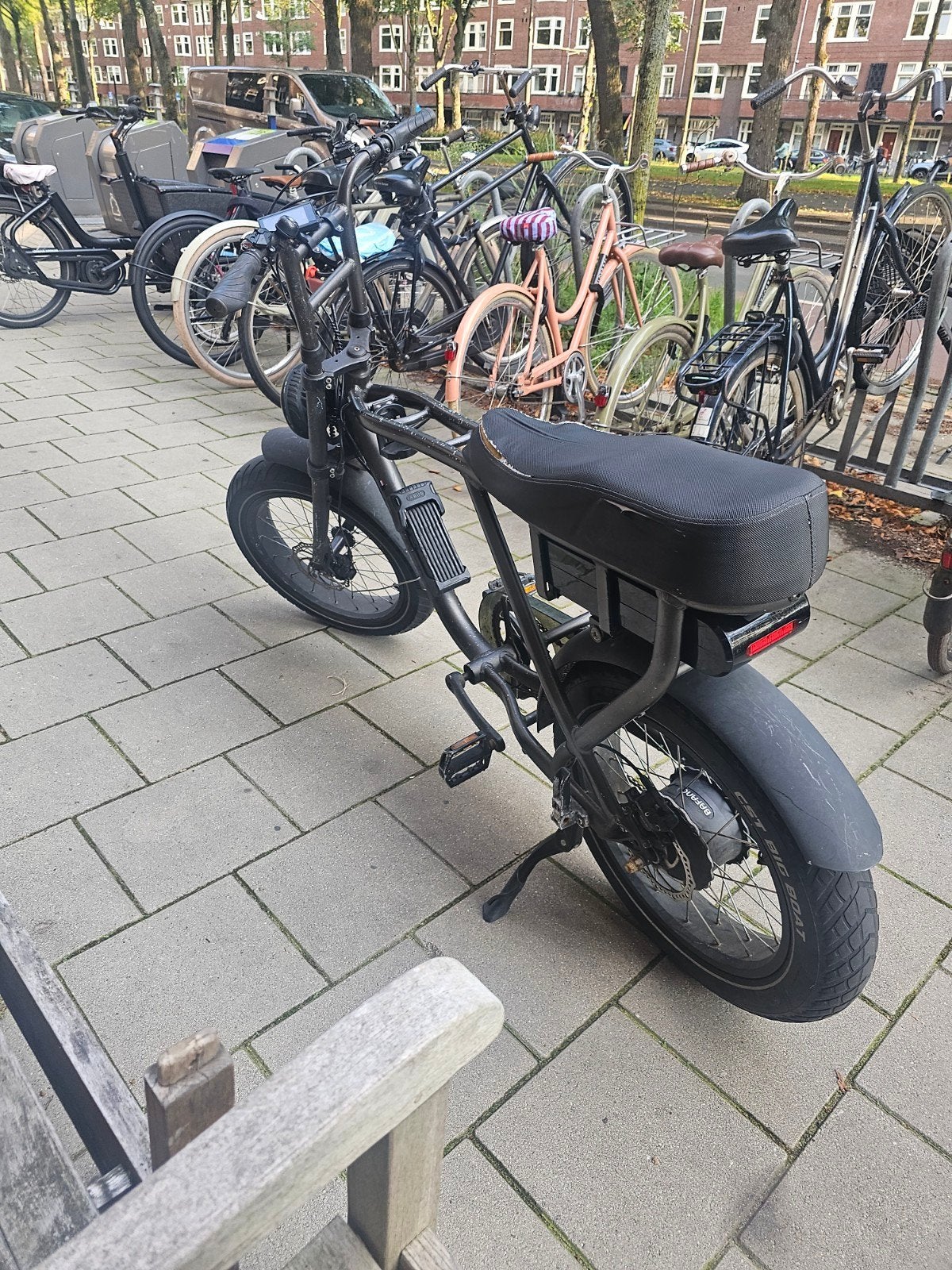 Stoere Fatbike E-bike - Knaap Spacegrey, Goede Staat, Zo goed als nieuw, Minder dan 47 cm, 50 km per accu of meer, Ophalen