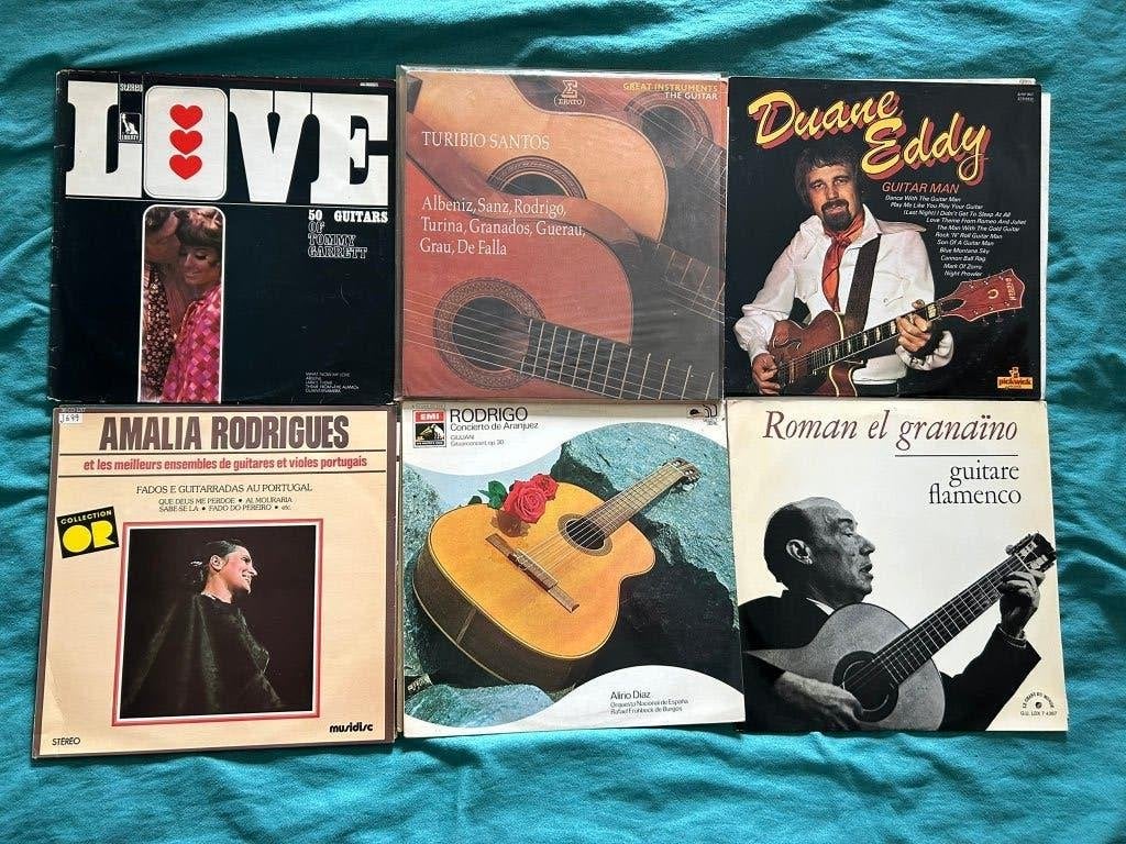 13 LP's Gitaarmuziek artiesten (ook per stuk te koop), Ophalen of Verzenden, Gebruikt, 12 inch, LP