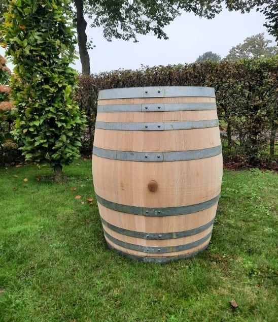 GROOT Frans eiken blank geschuurd 500 + 400 liter dompelvat!, 150 liter of meer, Ophalen, Nieuw, Hout
