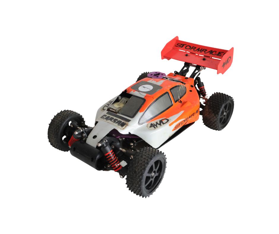 Carson Stormracer 1/10 rc nitro auto, Hobby en Vrije tijd, Gebruikt, Auto offroad, Ophalen of Verzenden, Schaal 1:10