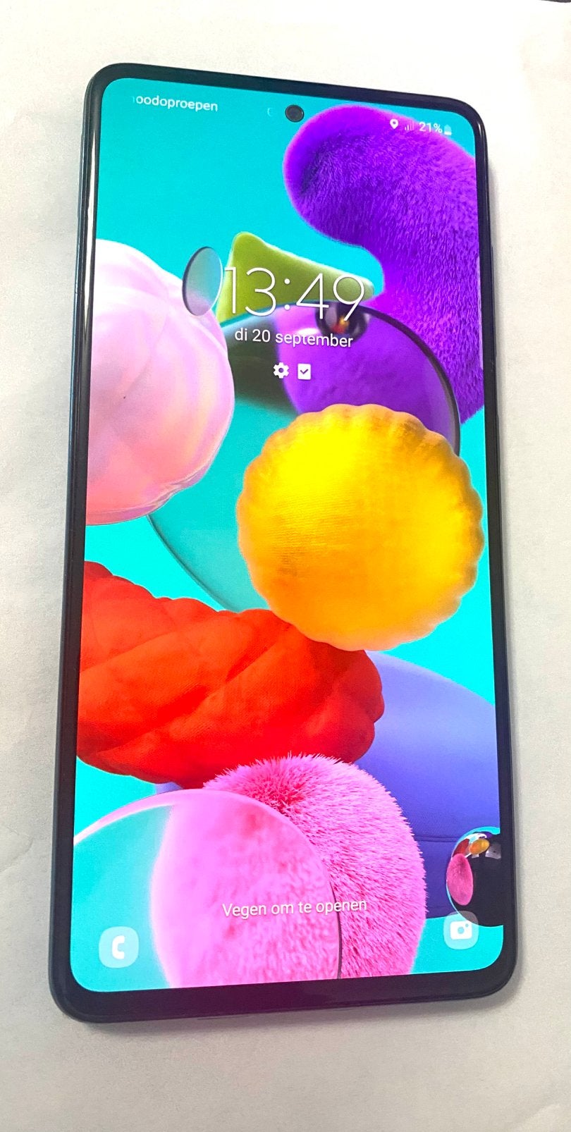 Samsung Galaxy A51 met 128 GB, Ophalen, Overige kleuren, Zo goed als nieuw, 128 GB