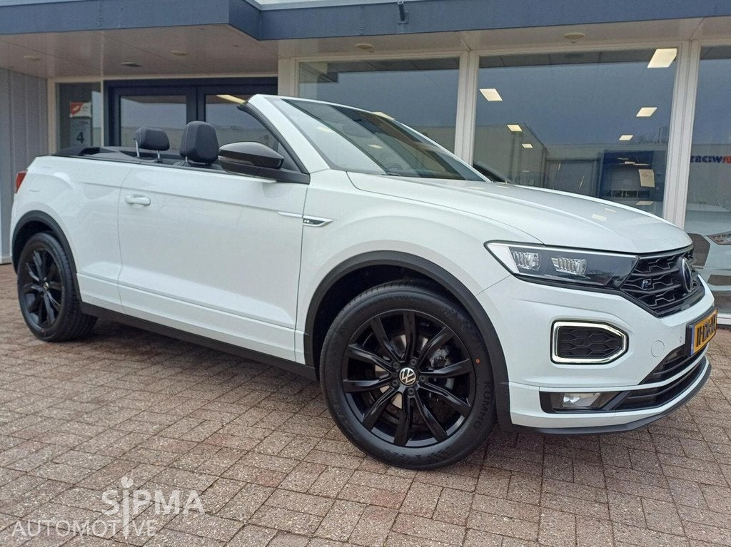 VW T-Roc R-Line Cabrio 1.5TSI/150pk/Led/Aut/150pk/Trekhaak/, Auto's, Volkswagen, 4 cilinders, Wit, Automatische klimaatregeling