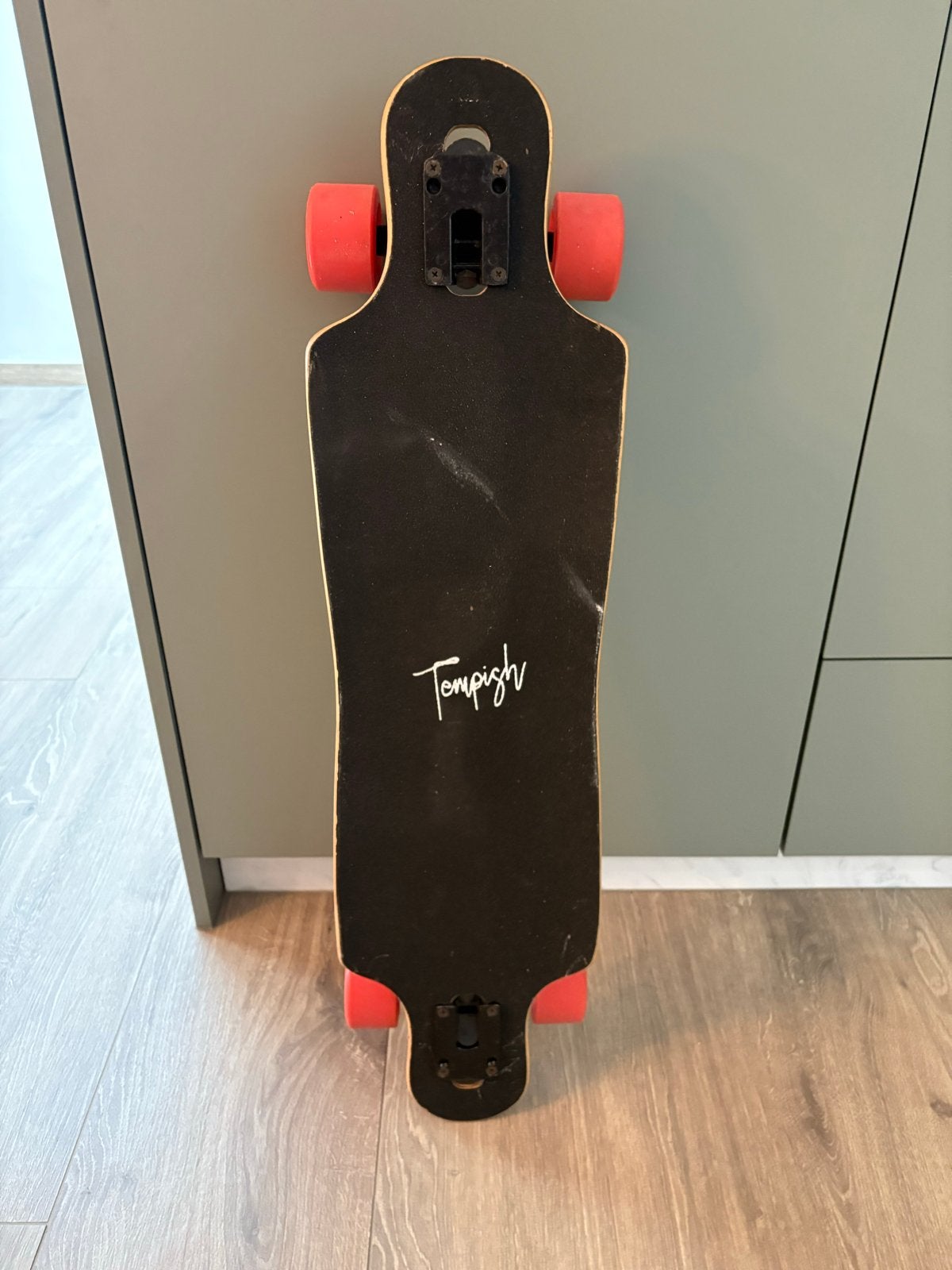 Tempish Longboard met vossenprint, Ophalen, Gebruikt, Skateboard, Longboard