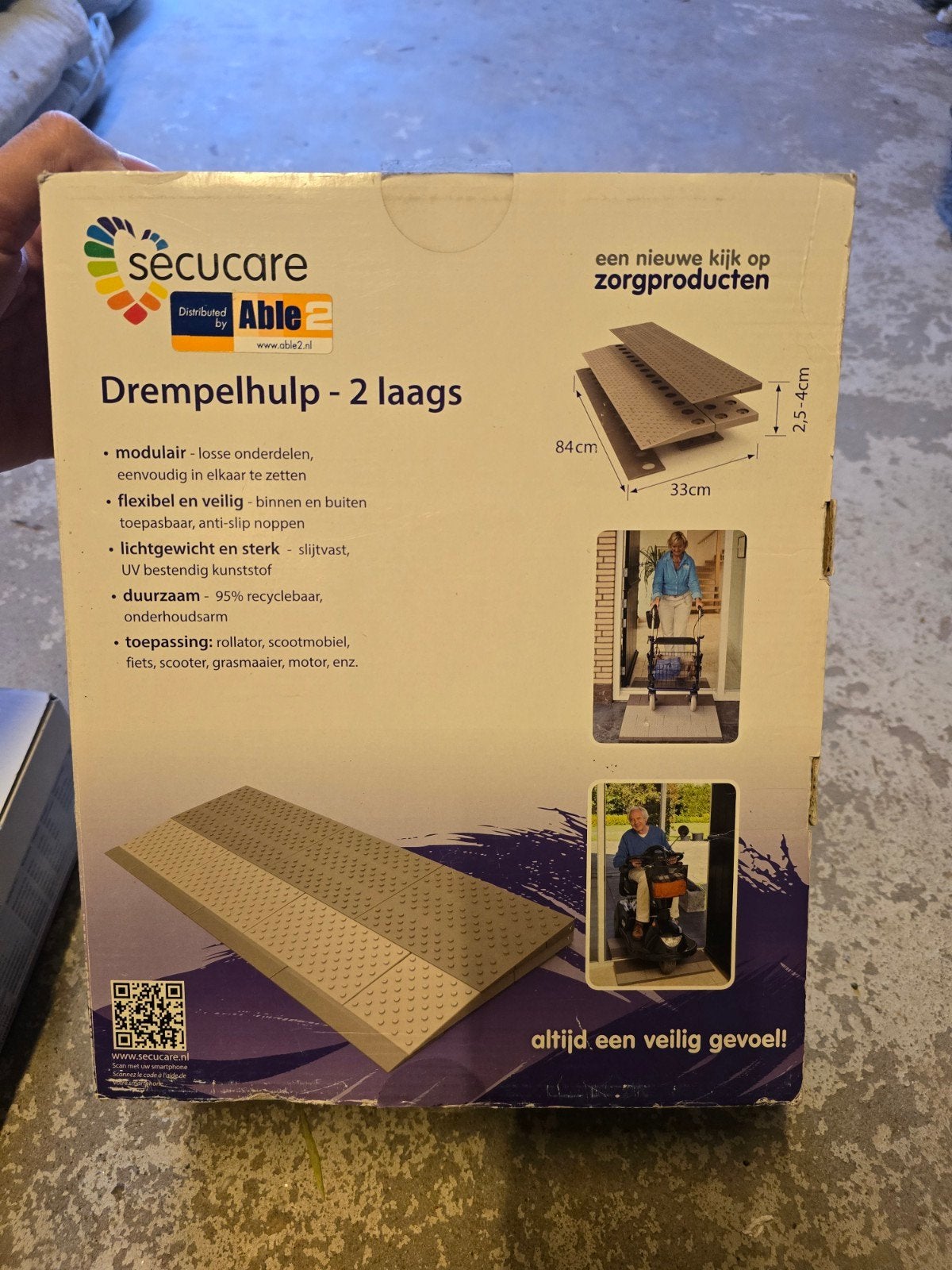 Drempelhulp Secucare Set 2 (2 lagen), Ophalen of Verzenden, Zo goed als nieuw