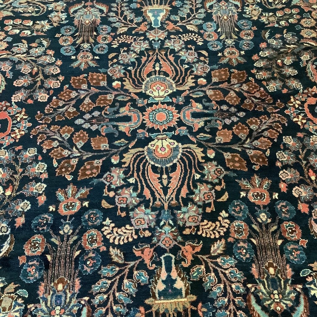 Groot handgeknoopt Perzisch wollen tapijt …2.35x 3.55, Ophalen, Blauw, 200 cm of meer, Zo goed als nieuw