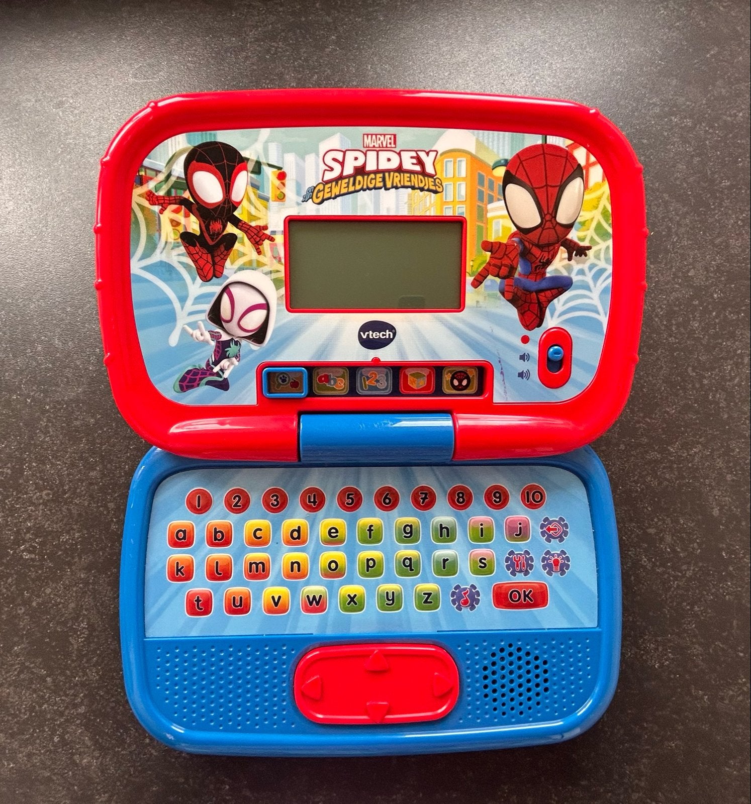 VTech Marvel Spidey Spiderman Laptop, Ophalen of Verzenden, Zo goed als nieuw, 2 tot 4 jaar