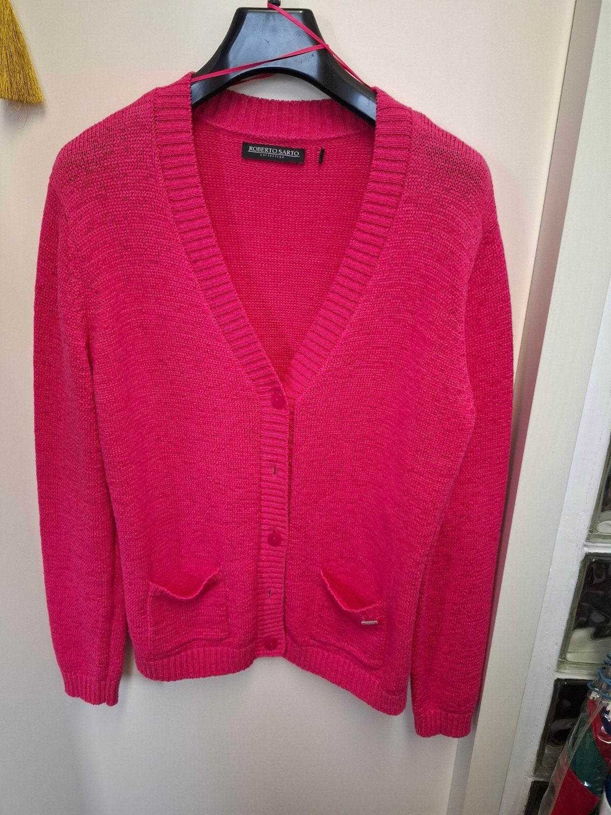 Roberto Sarto roze vest met knopen, maat XL, Ophalen of Verzenden
