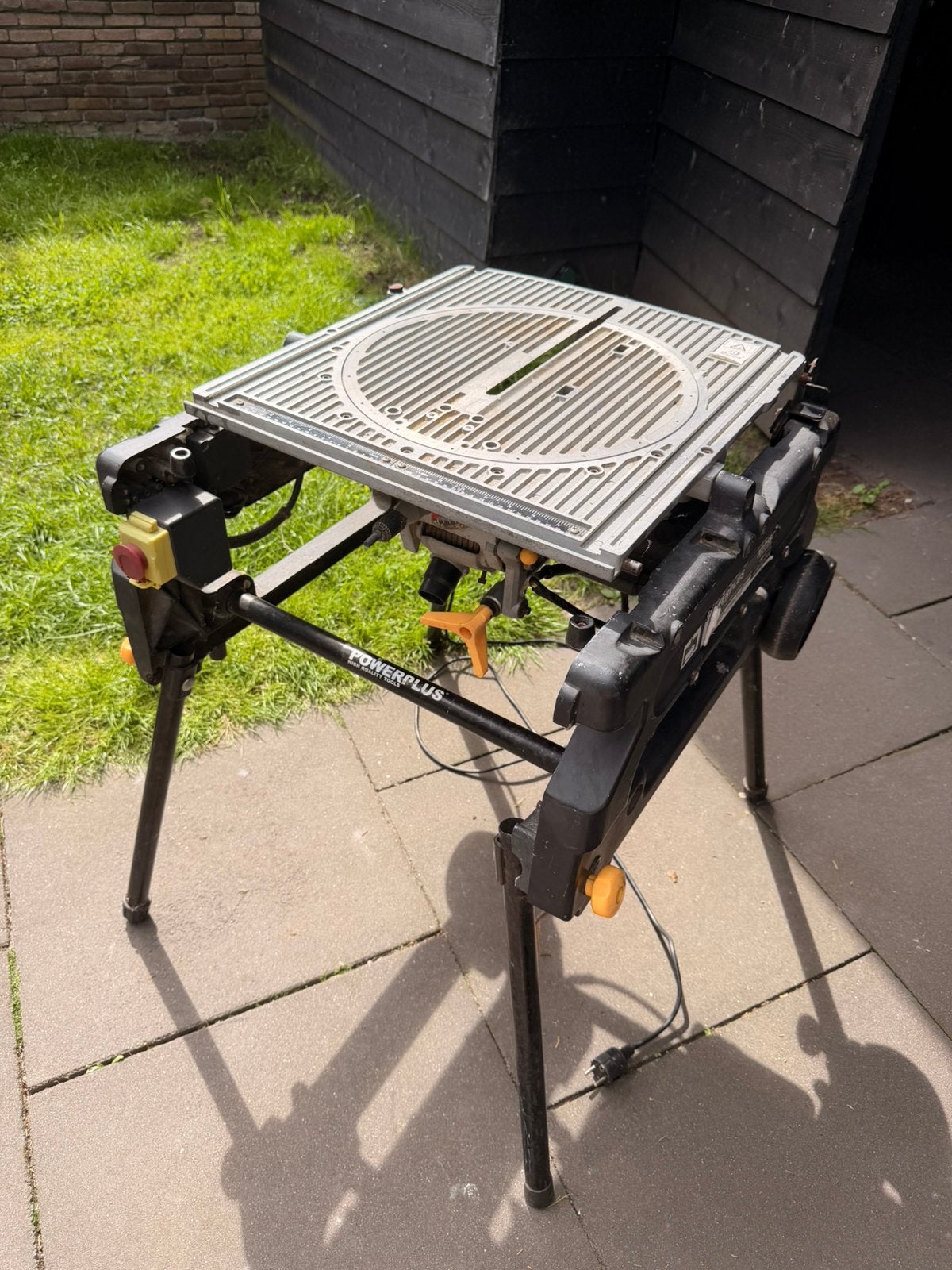 Verstekzaag ‘Flipover’ 2000W – 254 mm | POWX07587, Ophalen, Gebruikt, 70 mm of meer, Afkortzaag