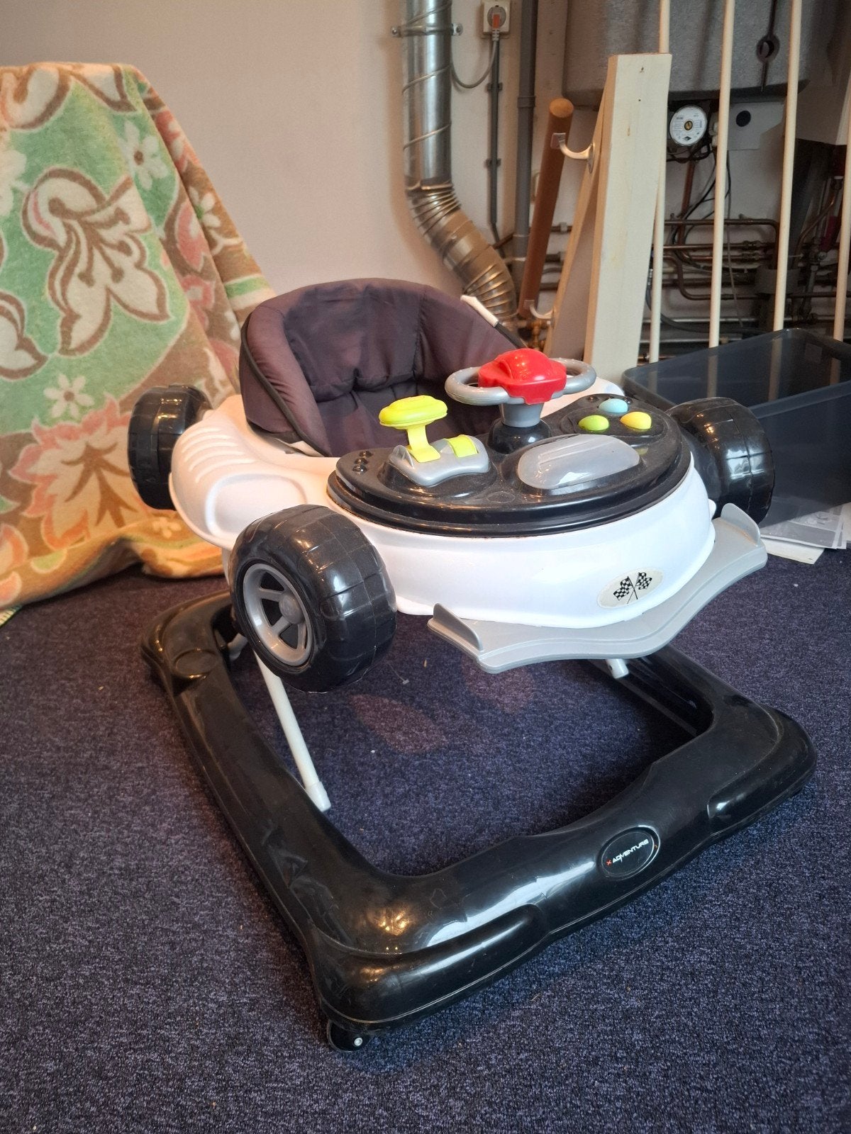 Loopwagen, zitstoeltje, Ophalen