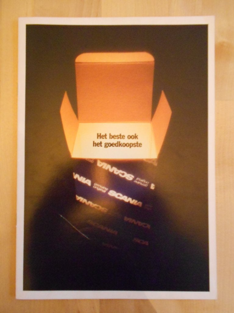 Scania Originele Onderdelen Brochure 1986 – 142 112 92 82, Ophalen of Verzenden, Zo goed als nieuw, Overige merken, Scania