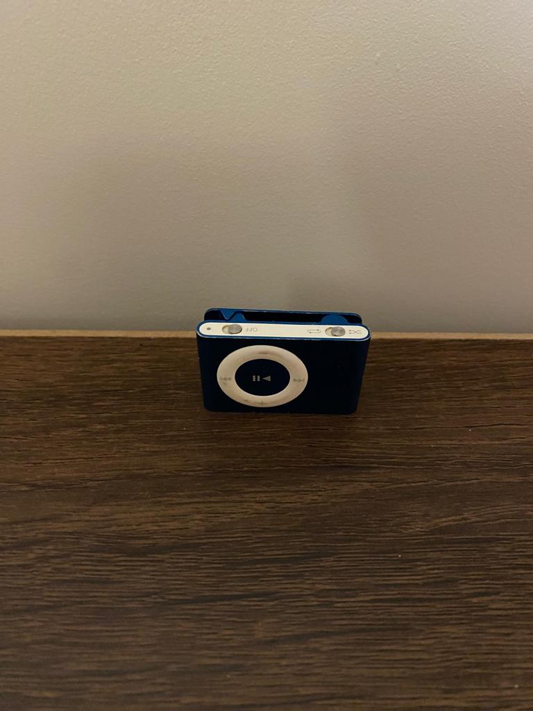 iPod Shuffle, Audio, Tv en Foto, Mp3-spelers | Apple iPod, Ophalen of Verzenden, Gebruikt, Blauw, Shuffle