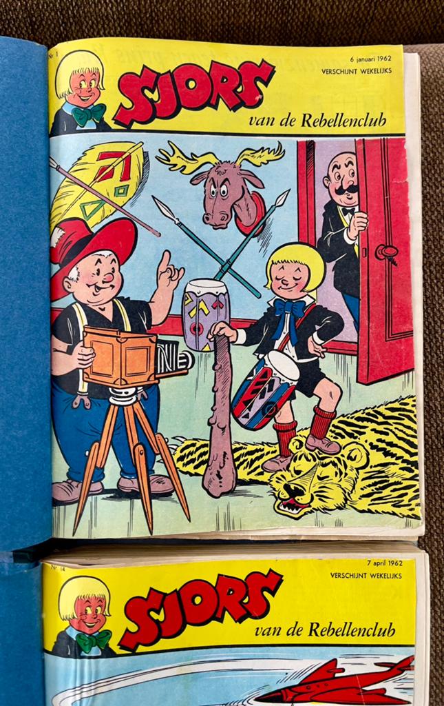 Sjors van de Rebellenclub Complete jaargang 1962, Boeken, Strips | Comics, Gelezen, Complete serie of reeks, Europa, Ophalen of Verzenden