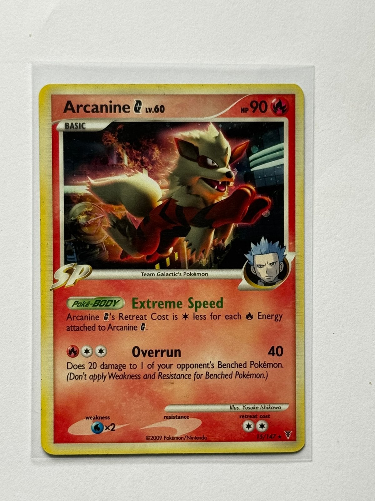 Arcanine G 15/147 uit Platinum: Supreme Victors reverse holo, Ophalen of Verzenden, Zo goed als nieuw