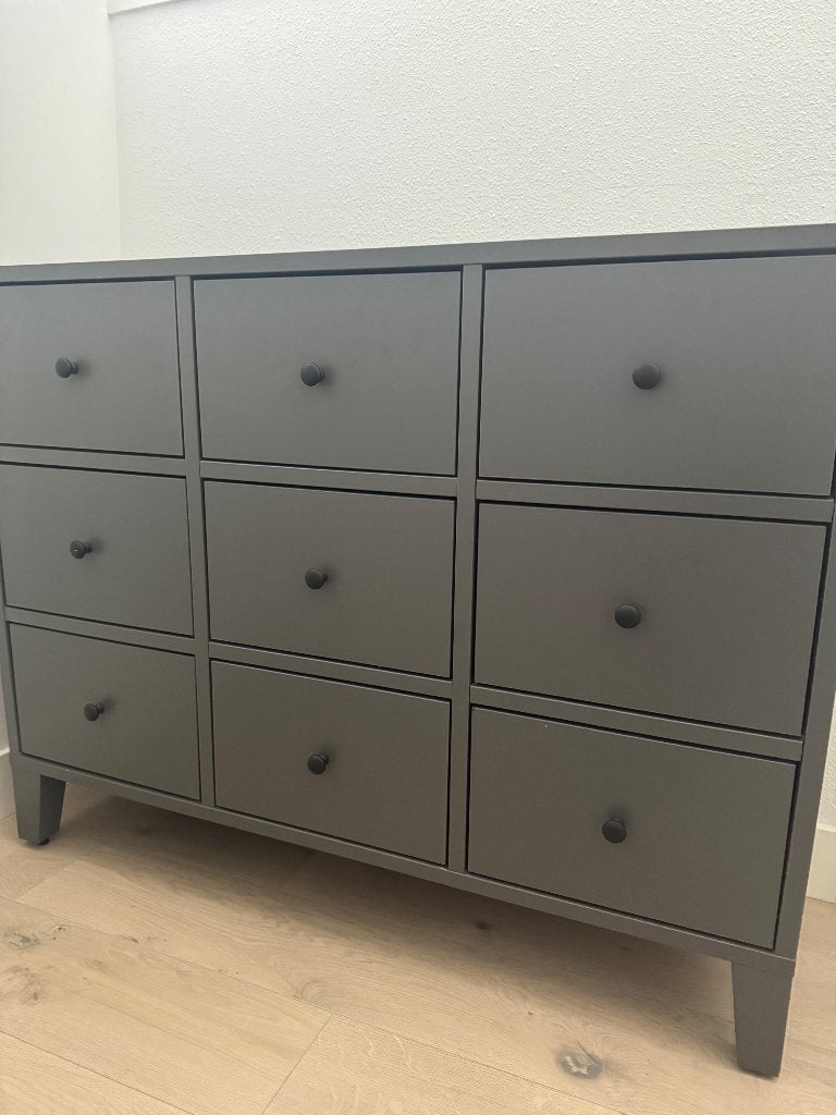 IKEA Hemnes ladekast - grijs, Ophalen, 100 tot 150 cm, Zo goed als nieuw, Minder dan 100 cm
