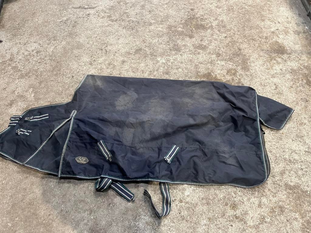 0 grams horsegear regendeken maat 185, Dieren en Toebehoren, Paarden en Pony's | Dekens en Dekjes, Ophalen of Verzenden, Zo goed als nieuw