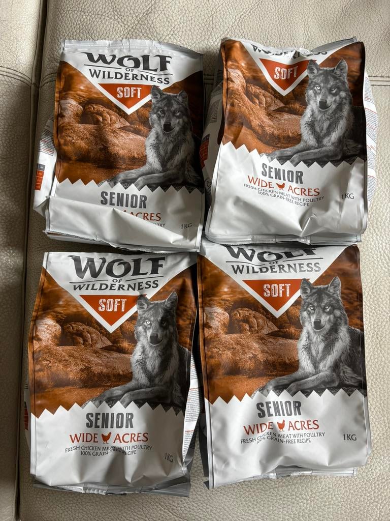 4 kilo wolf of the wilderness senior soft, Dieren en Toebehoren, Ophalen of Verzenden, Hond