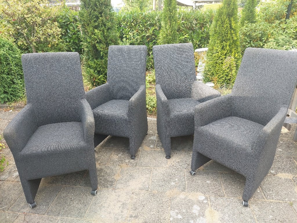 Eethoek stoelen, Gebruikt, Hout, Ophalen of Verzenden, Vier