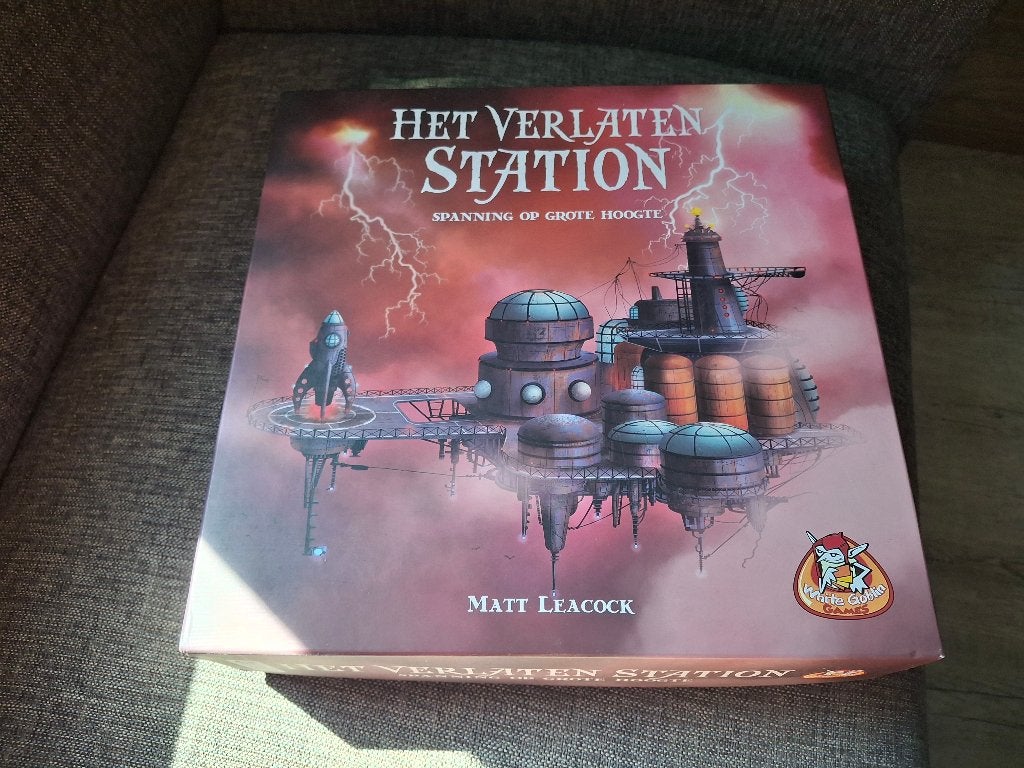 Het Verlaten Station bordspel, Vijf spelers of meer, Ophalen of Verzenden, Zo goed als nieuw, White Goblin Games