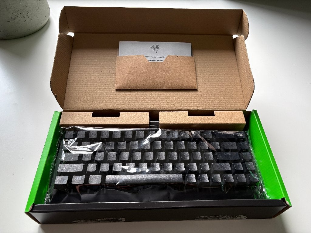 Razer BlackWidow V3 Mini HyperSpeed (Gele schakelaar), Computers en Software, Toetsenborden, Ophalen of Verzenden, Zo goed als nieuw