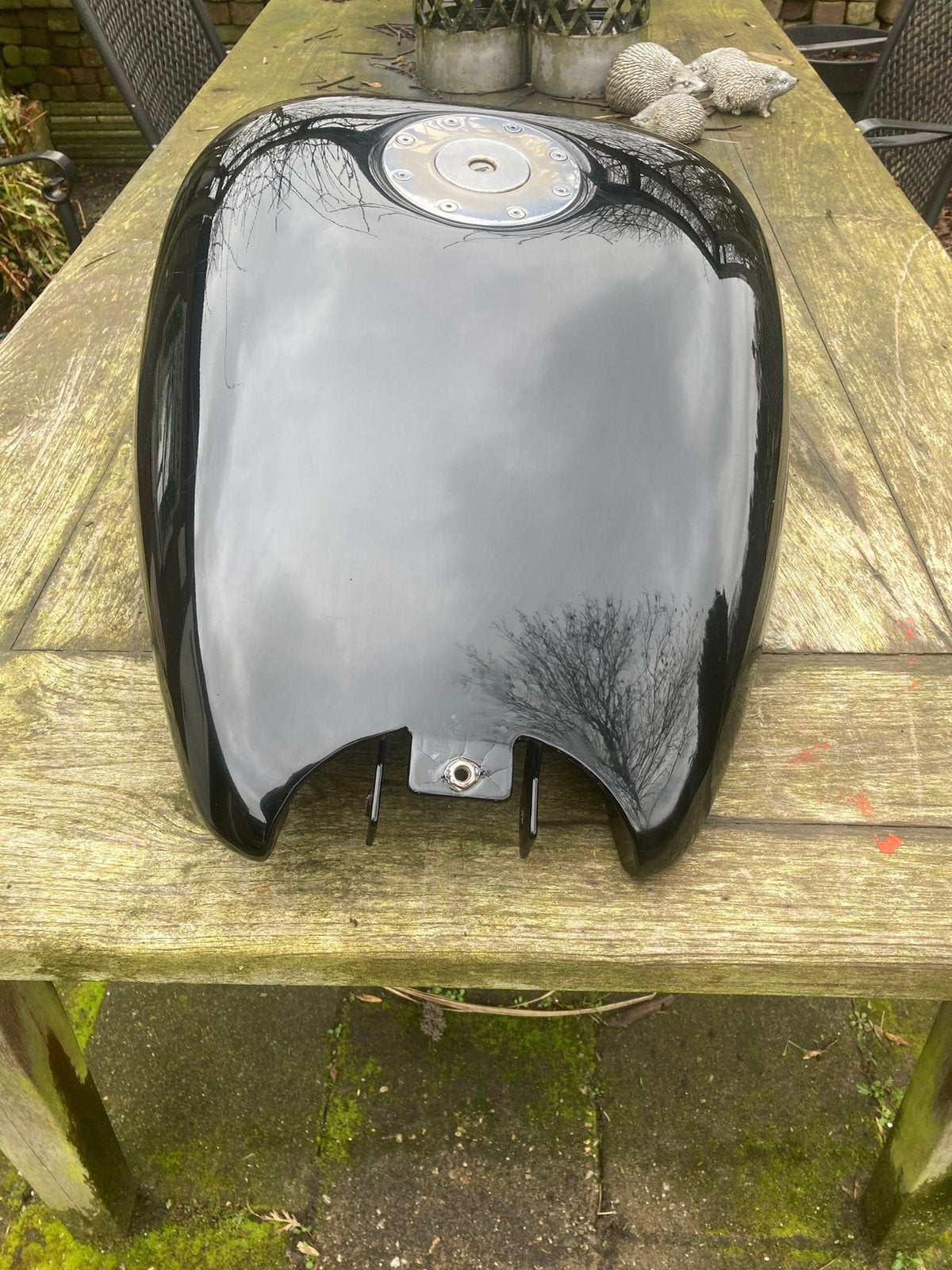 Stretch tank zwart, Motoren, Ophalen, Gebruikt