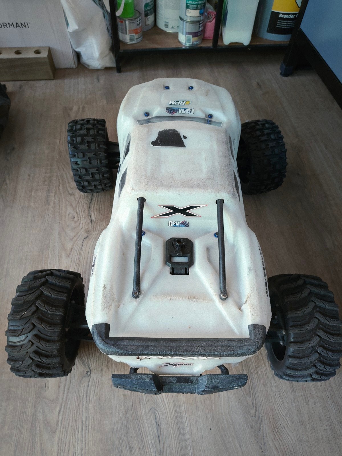 Traxxas X-Maxx Widemaxx max6 1100kv (niet te ruil), Gebruikt, Auto offroad, RTR (Ready to Run), Overige schalen