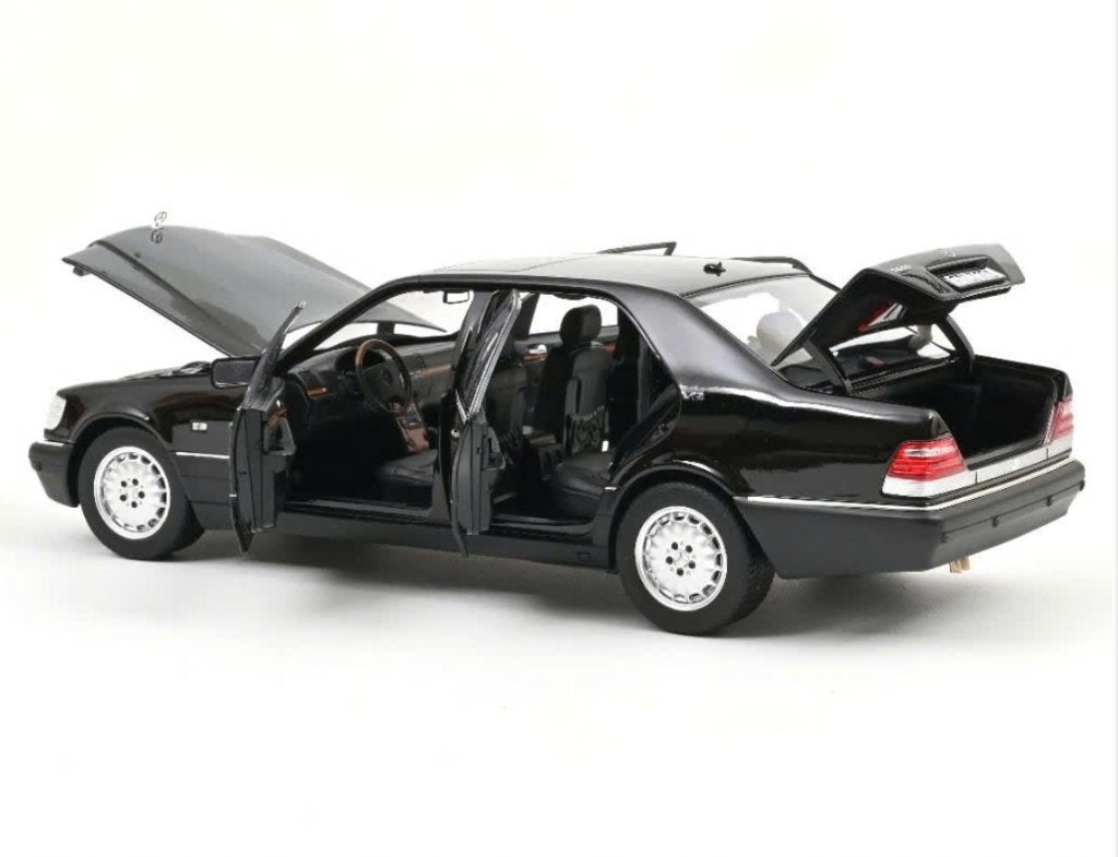 Mercedes Benz S600 1997 Zwart schaal 1/18 NOREV ref. 183045, Hobby en Vrije tijd, Modelauto's | 1:18, Verzenden, Nieuw, Norev