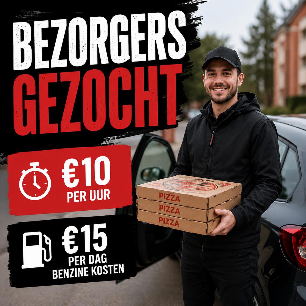 Bezorger gezocht met eigen auto zoetermeer, Tickets en Kaartjes, Eén persoon, November