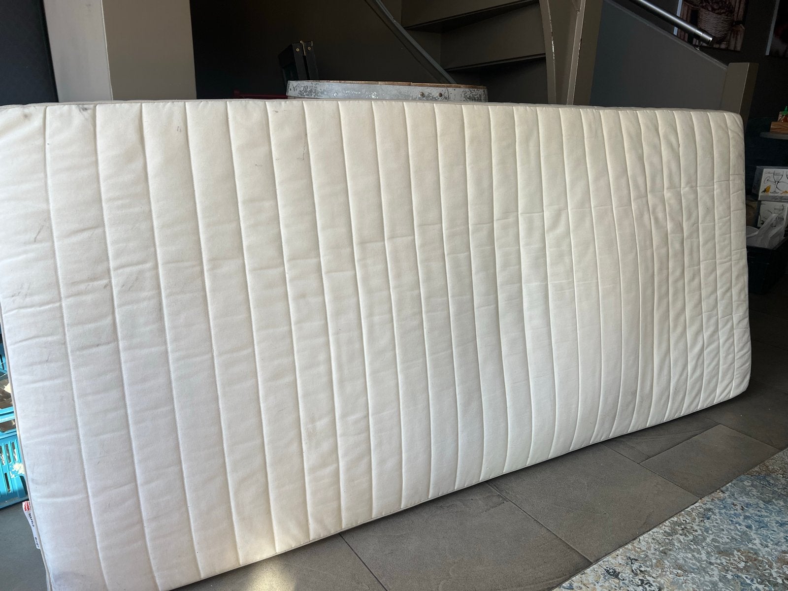 IKEA HAFSLO Matras 90x200 cm - Afneembare hoes, Huis en Inrichting, Slaapkamer | Matrassen en Bedbodems, Gebruikt, 90 cm, Eenpersoons