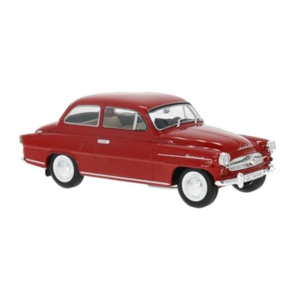 Skoda Octavia Super 1959 Rood Modelauto 1/24 Whitebox Nieuw, Overige merken, Whitebox, Auto, Nieuw