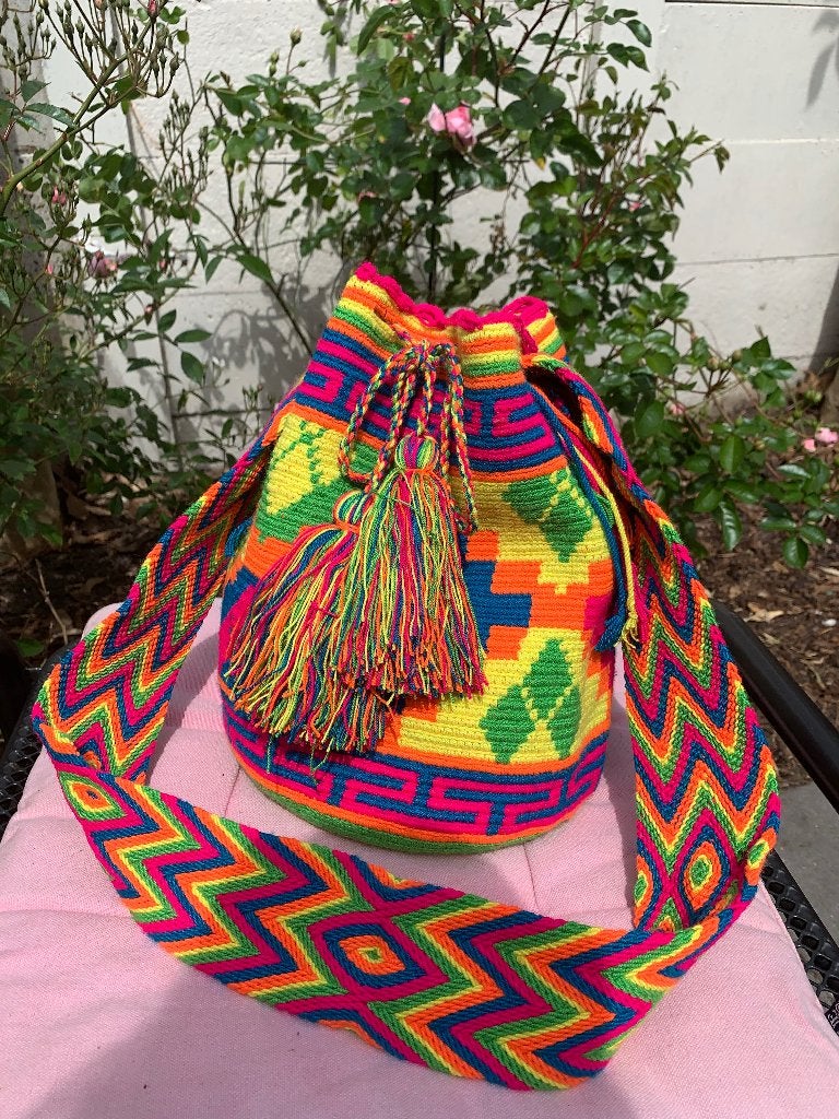 Colombian Wayuu Tas, Sieraden, Tassen en Uiterlijk, Ophalen of Verzenden, Nieuw, Overige kleuren, Overige merken