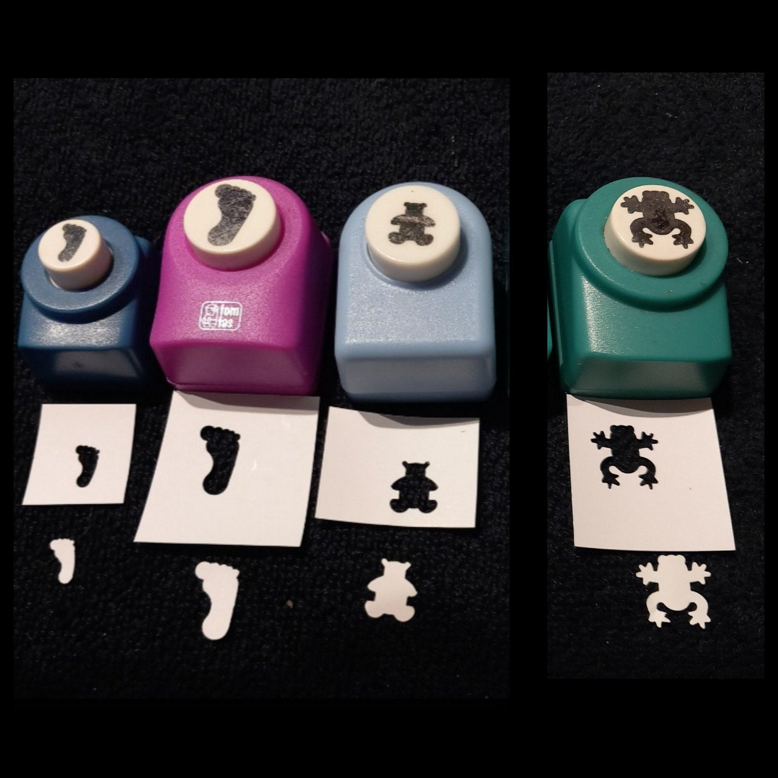 Figuur perforator 4 stuks, Ophalen of Verzenden, Gebruikt, Gereedschap of Toebehoren