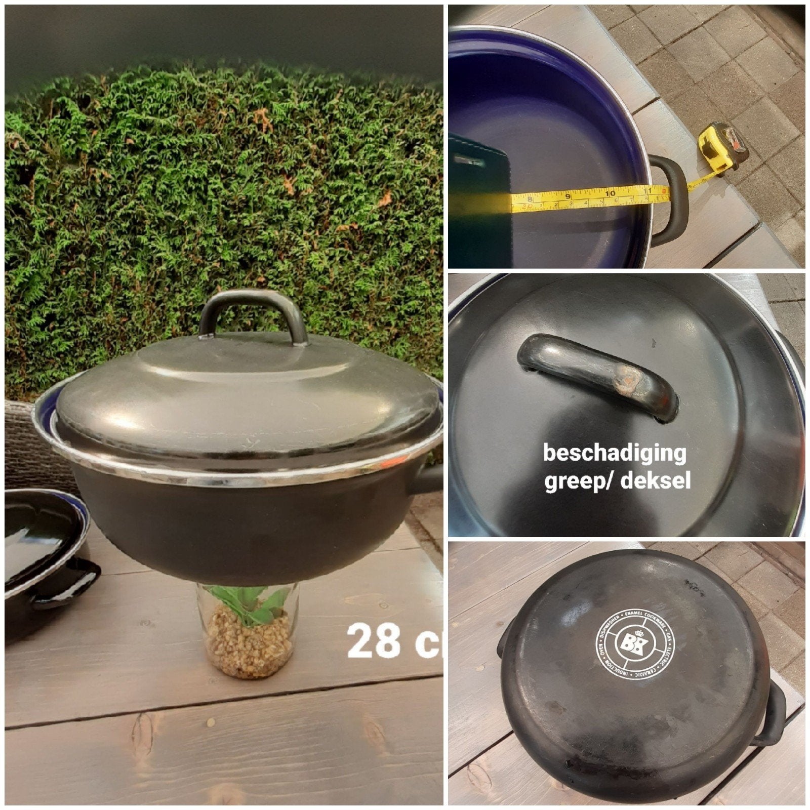 BK braadpan, stoofpan, Ophalen, Overige materialen, Gebruikt, Braadpan