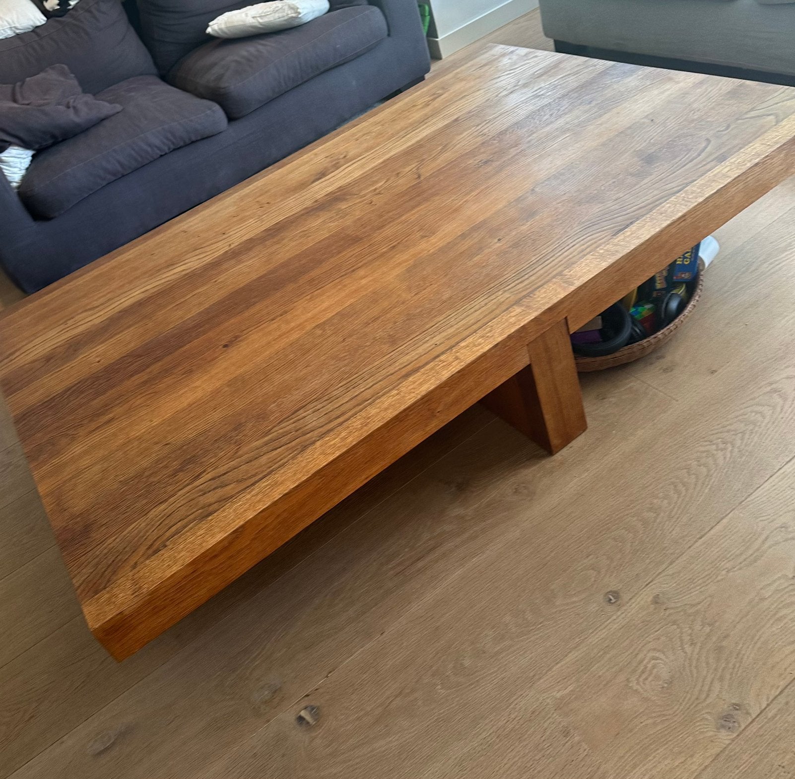 Linteloo Low Tide Salontafel van Roderick Vos, Ophalen, Gebruikt, 100 tot 150 cm, Eikenhout