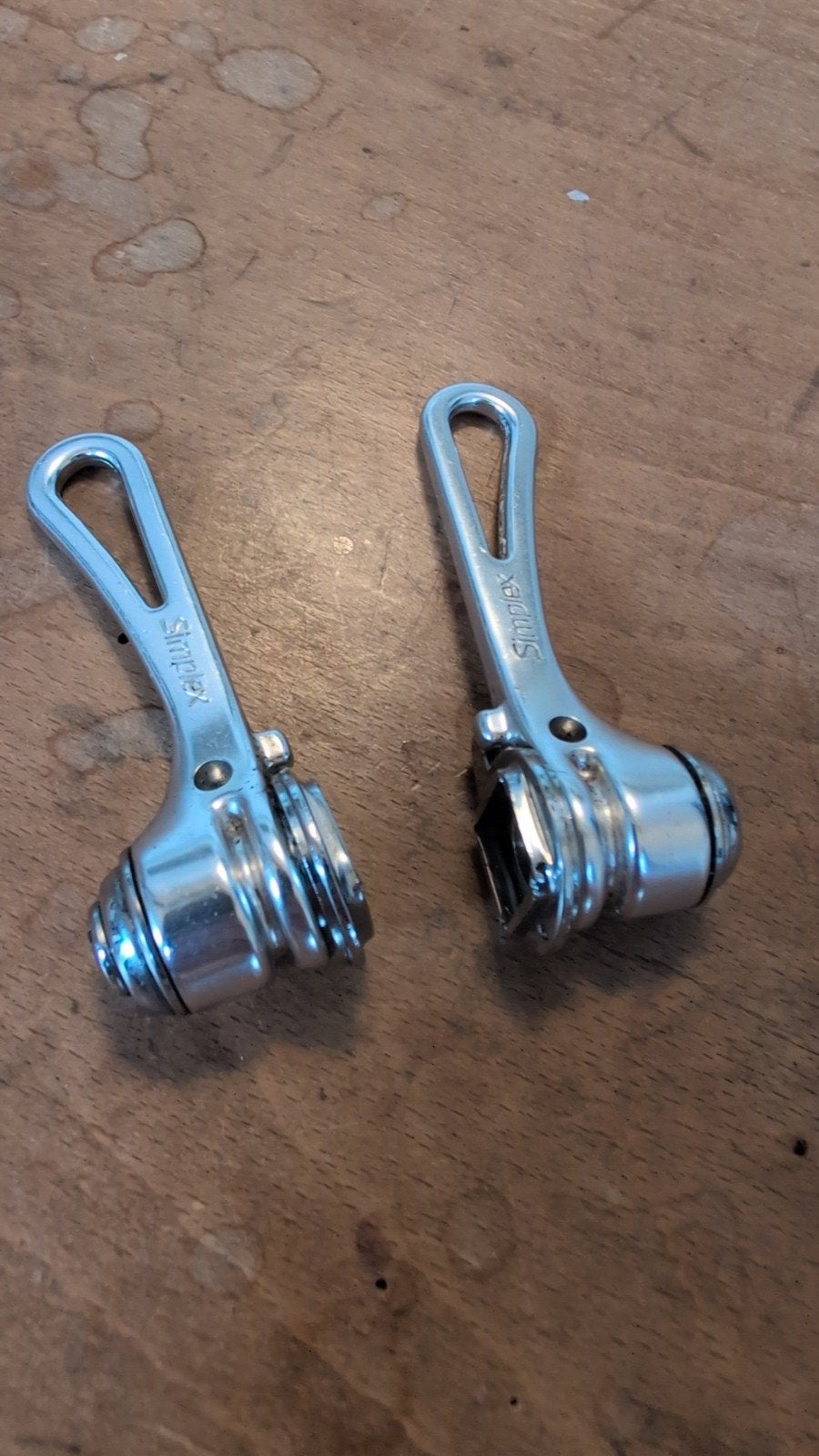 Simplex SJL shifters, Ophalen of Verzenden, Zo goed als nieuw, Derailleur of Ketting, Simplex