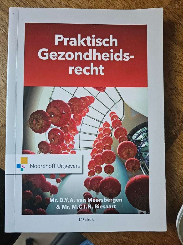 D.Y.A. van Meersbergen - Praktisch gezondheidsrecht, Sociale wetenschap, Ophalen of Verzenden, Zo goed als nieuw, D.Y.A. van Meersbergen; M.C.I.H. Biesaart