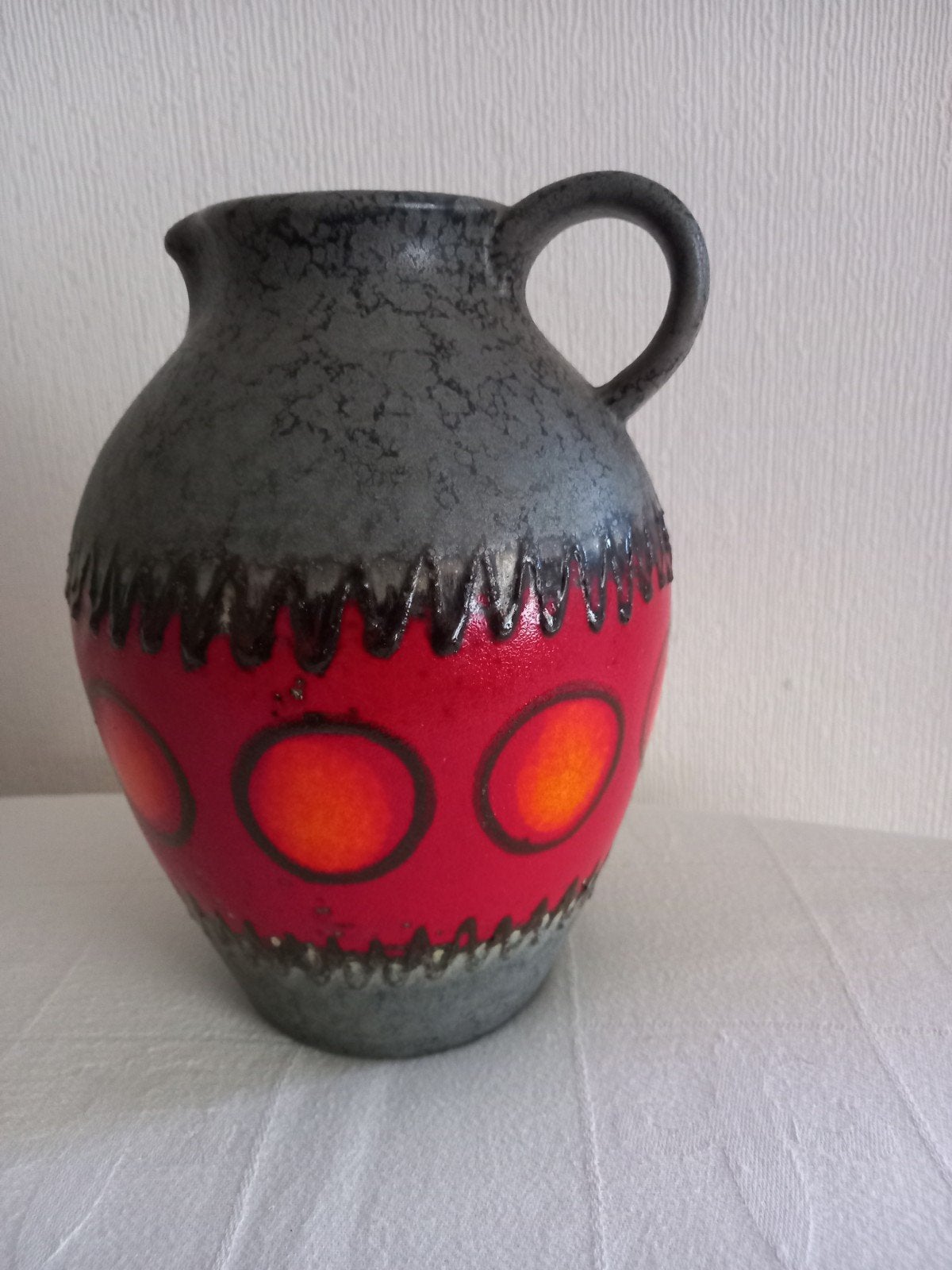 vintage West Germany 'Fat Lava' vaas nr. 305/21, Ophalen of Verzenden