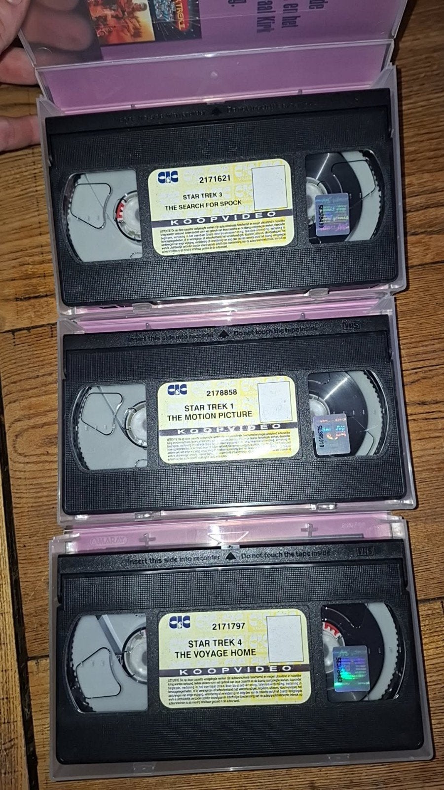 Star Trek VHS Set, Ophalen of Verzenden, Gebruikt, Science Fiction en Fantasy