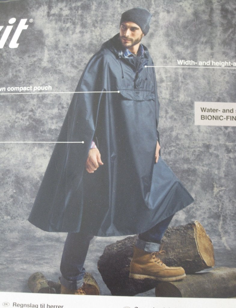 Crivit Herencape / Herenregenjas blauw maat XL/XXL, Ophalen of Verzenden, Nieuw, Crivit