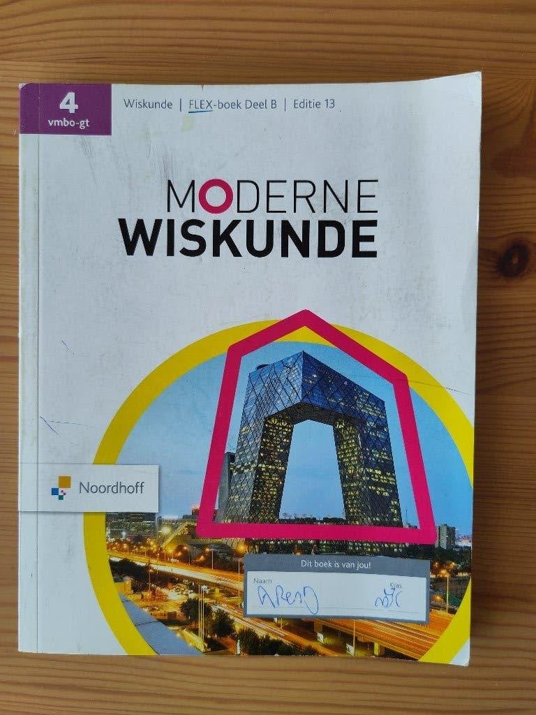 Moderne Wiskunde FLEX-boek Deel A, Ophalen of Verzenden, Gelezen, VMBO