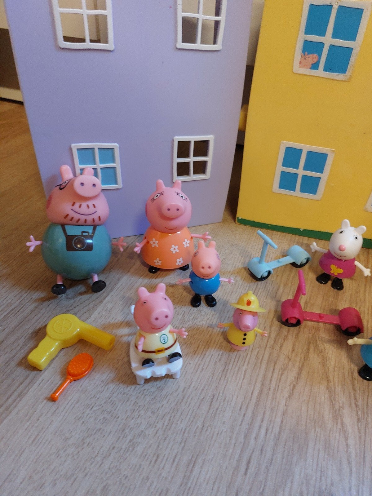 Peppa pig huis met extra huis deel & camper, Ophalen of Verzenden, Toebehoren