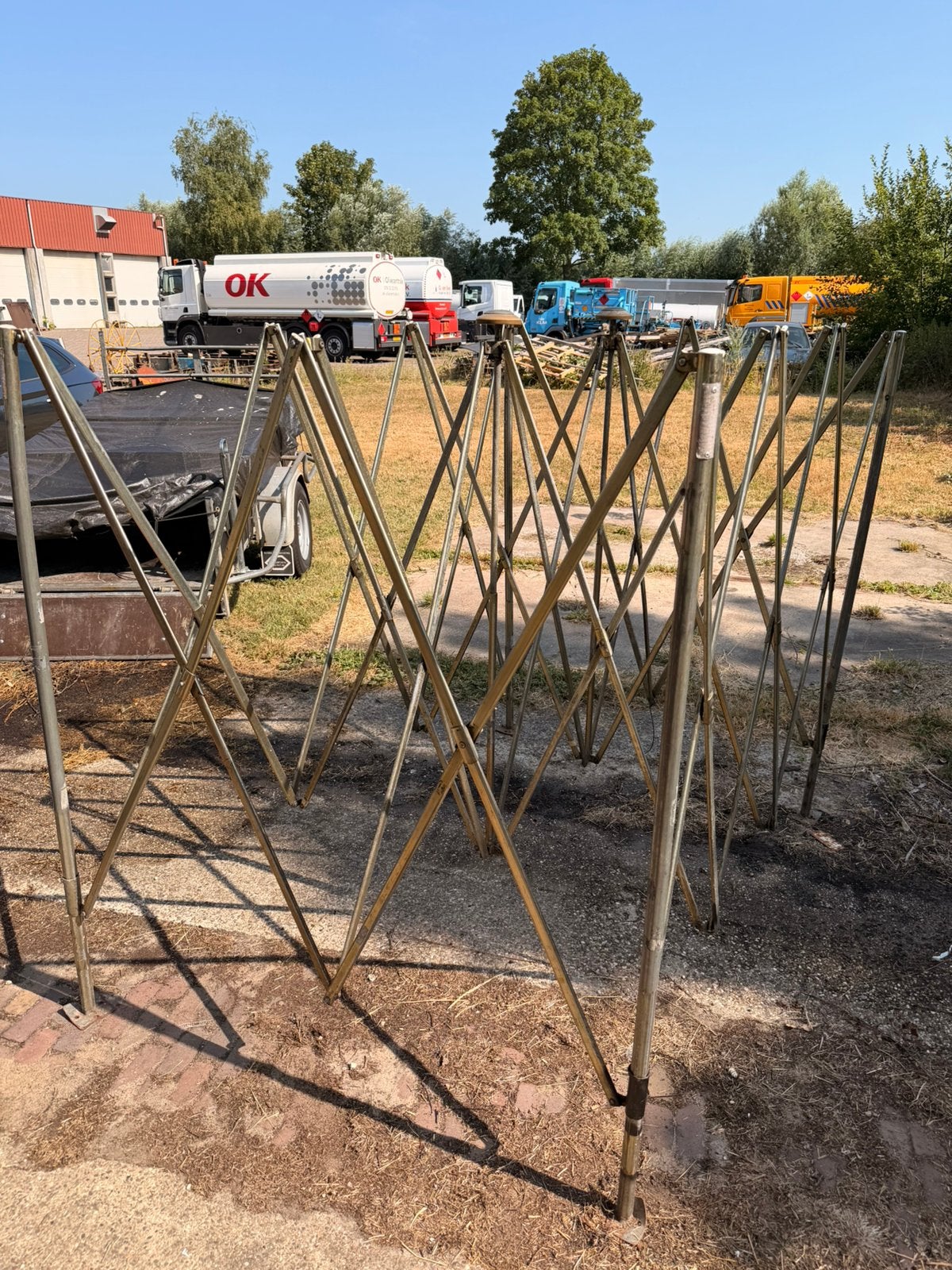 Behuizing voor partytent 6m x 3m, Tuin en Terras, Partytenten, Ophalen, Opvouwbaar, Partytent, Minder dan 4 meter