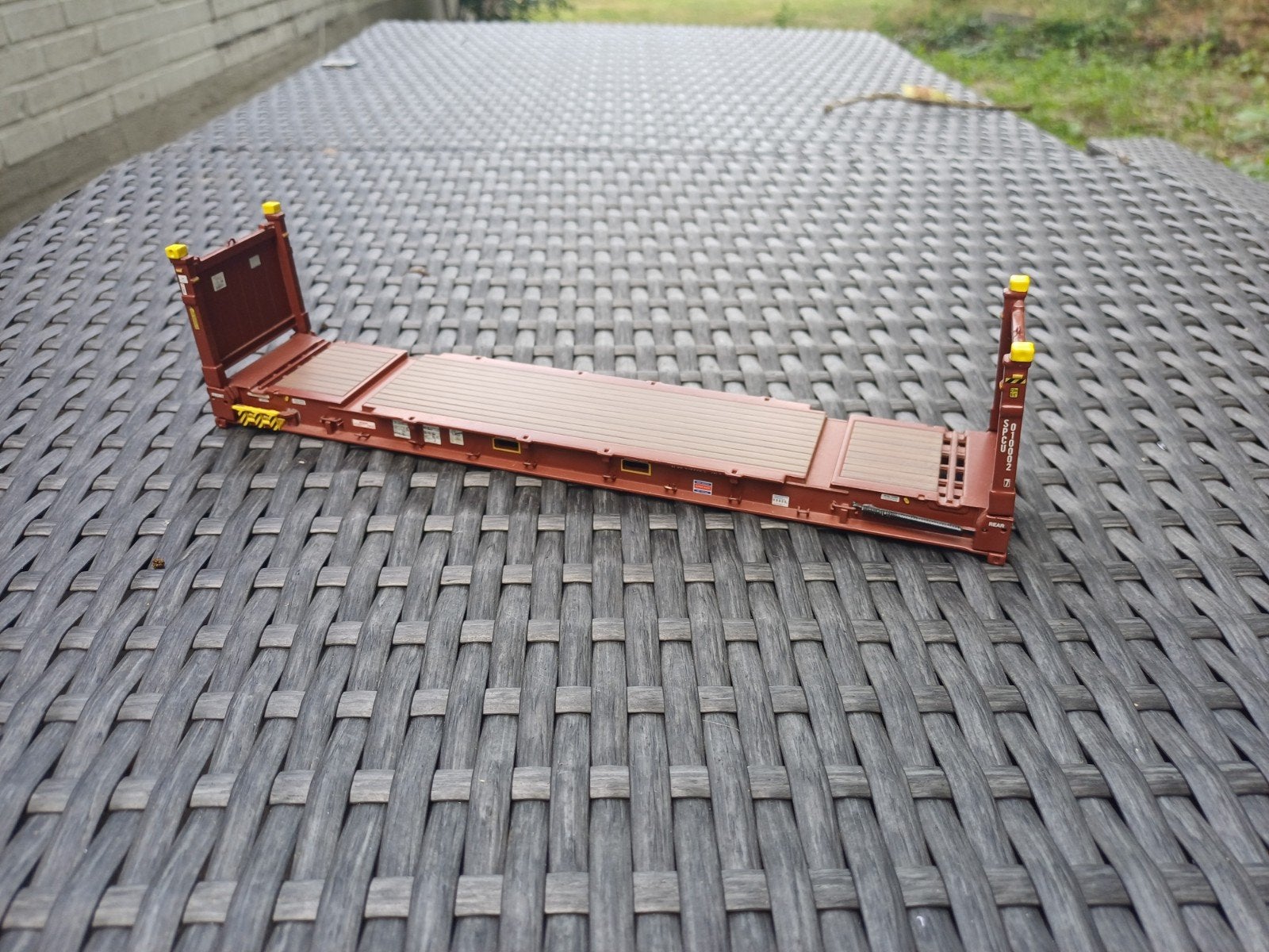 Tekno Flatrack container 40ft, Ophalen of Verzenden, Zo goed als nieuw, Bus of Vrachtwagen, Tekno