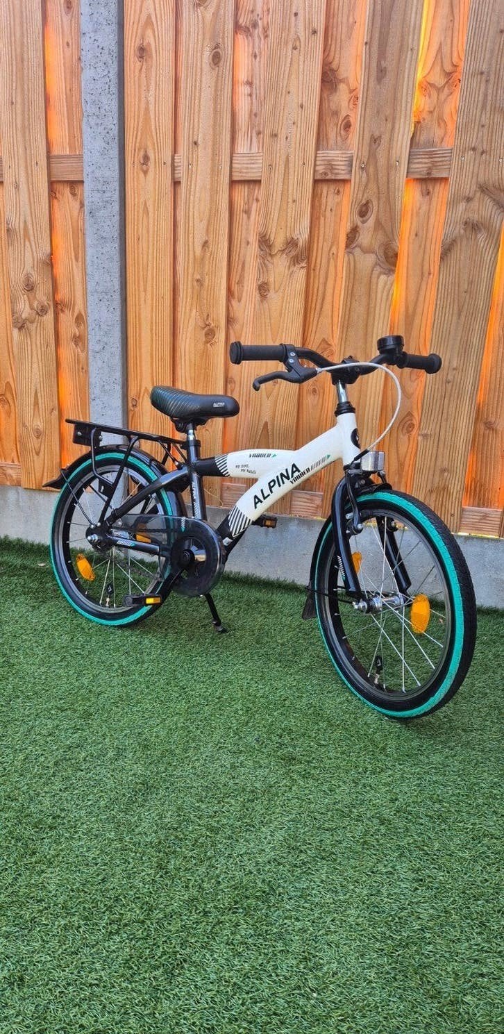 Nette Alpina Yabber 18 İnch Jongensfiets/Kinderfiets, Ophalen, 18 inch, Handrem