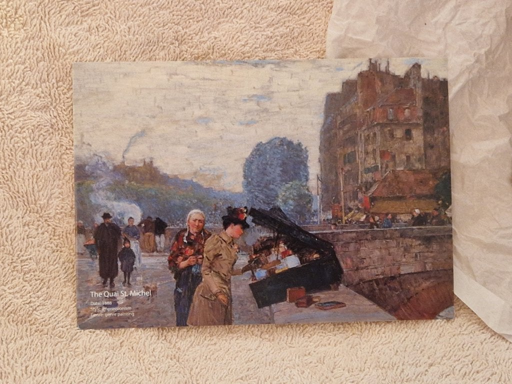 Ansichtkaart. "Straatverkoop- boeken uit koffer"., Ophalen of Verzenden, Nieuw, Papier/karton