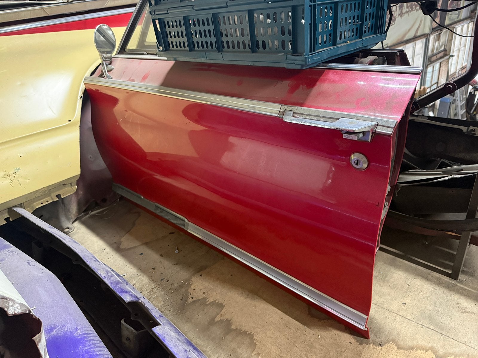 Div. plaatwerkdelen van een 1965 Chrysler, Ophalen, Achter, Chrysler, Spatbord