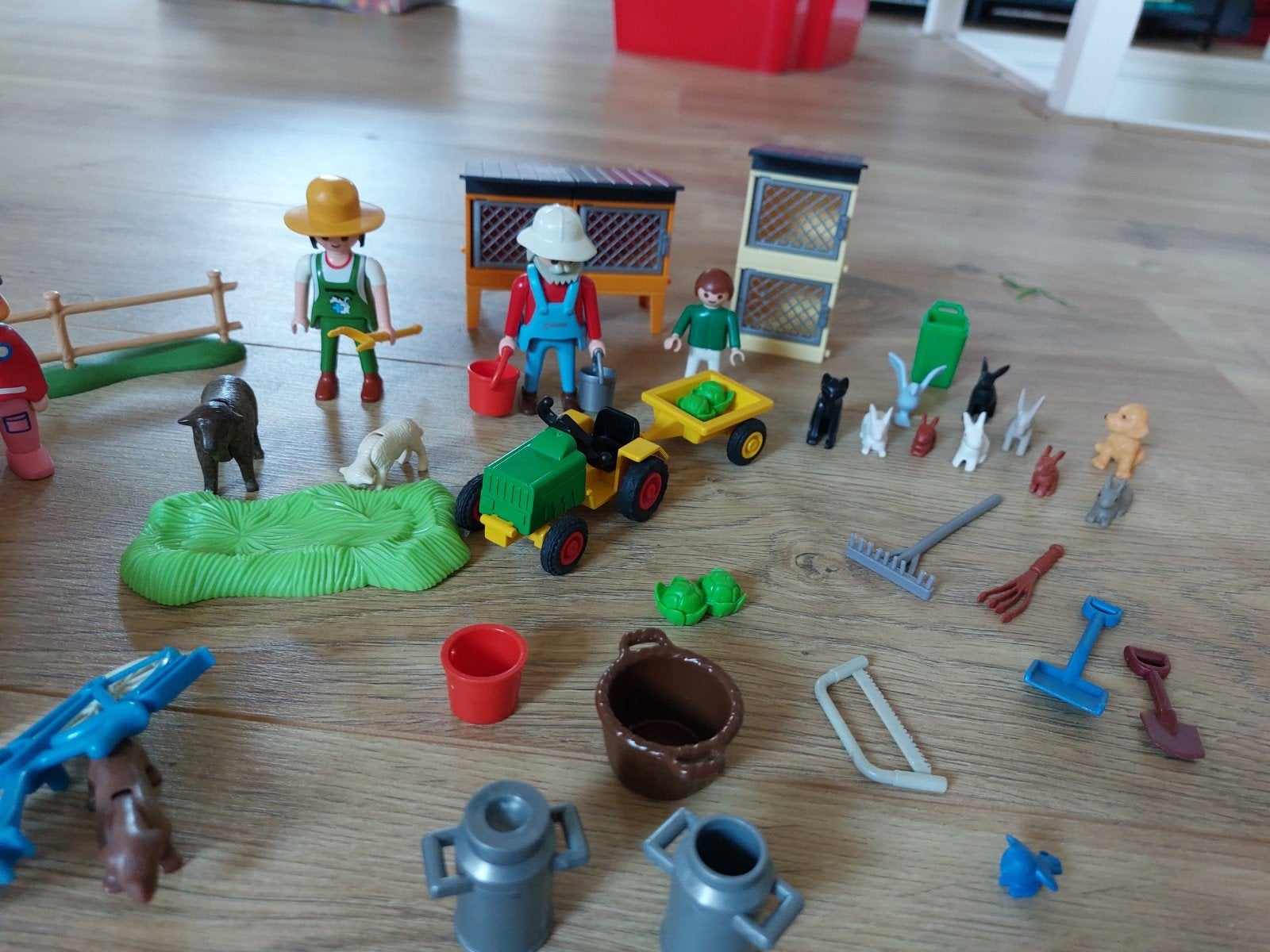 Playmobil Kinderboerderij met veel accessoires, Ophalen, Gebruikt