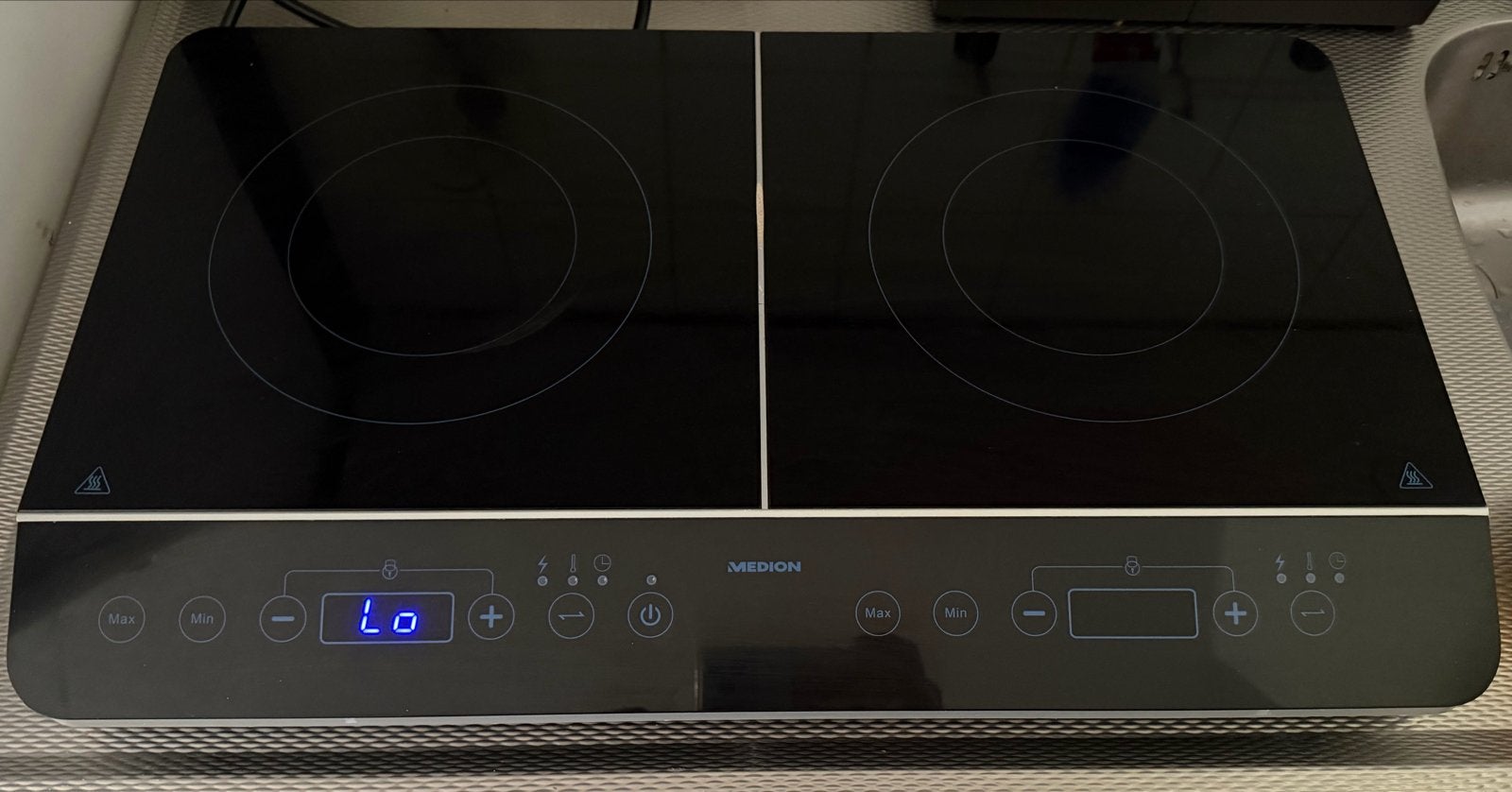 Medion - Dubbele Inductiekookplaat - 3500W, Witgoed en Apparatuur, Ophalen, 3 kookzones of minder, Zo goed als nieuw, Inductie