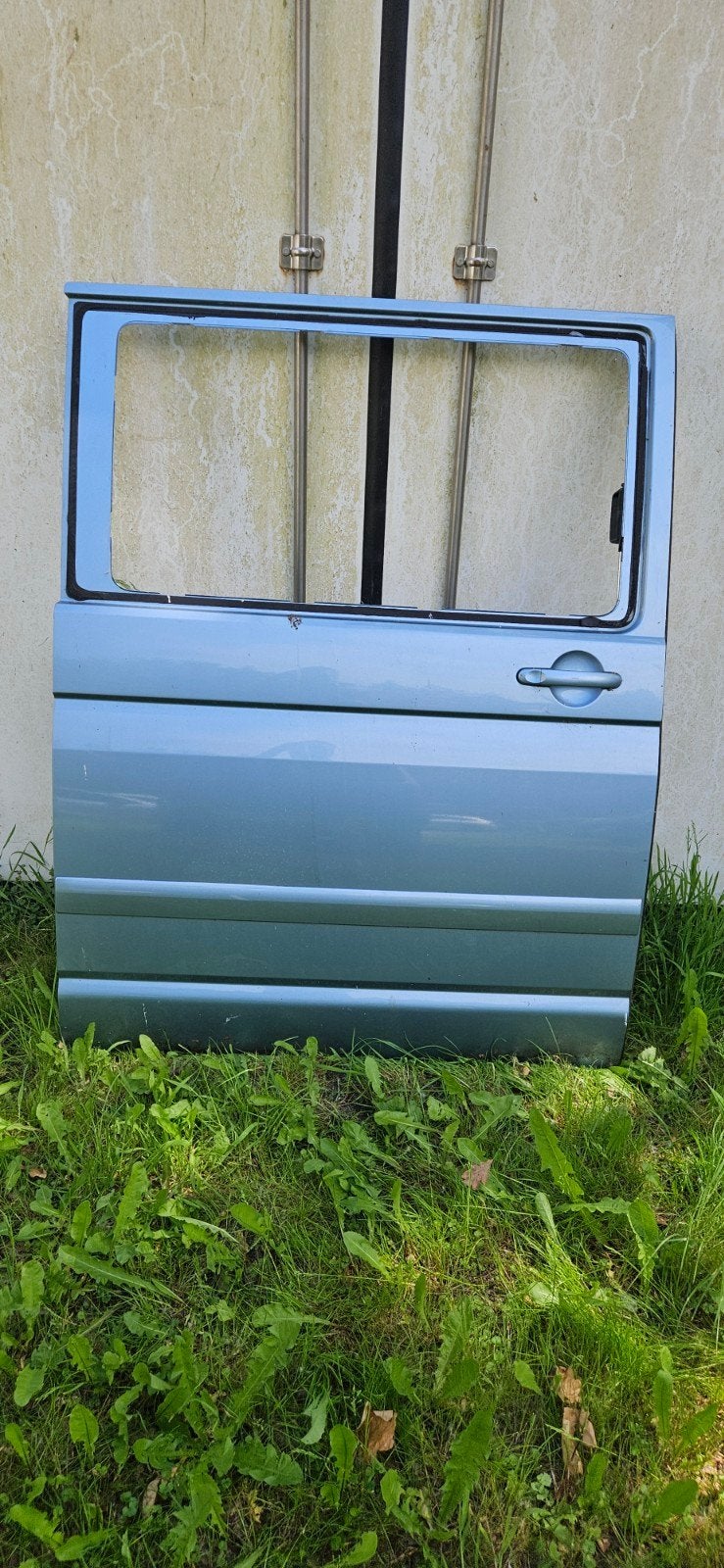 Schuifdeur rechts Volkswagen Transporter T5 (lichtblauw), Ophalen, Voor, Volkswagen, Deur