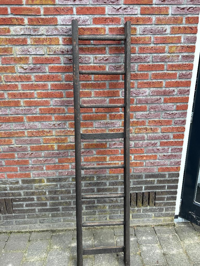 Houten decoratie ladder, Huis en Inrichting, Woonaccessoires | Overige, Ophalen, Gebruikt