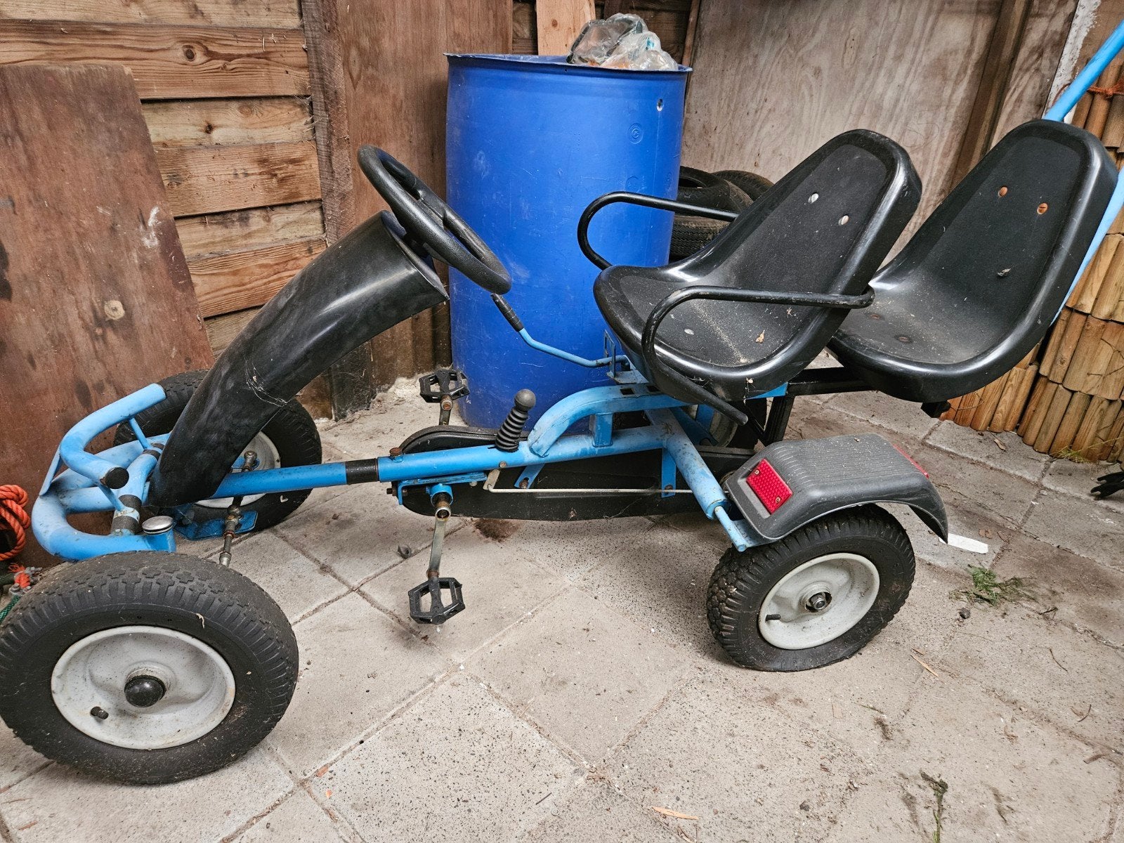 Blauwe skelter - Perfect voor duo-plezier! Opknapper!, Ophalen, Gebruikt, Terugtraprem, Onbekend